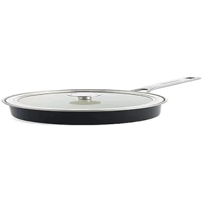 Afbeelding van Kitchenaid Steelpan M/deksel Onyx Black 20cm