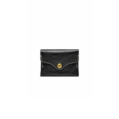 Afbeelding van Fossil Small Heritage Visitekaarthouder, Dames, Maat: One Size, Black