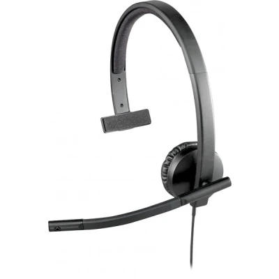 Afbeelding van Logitech Headset H570e, USB, Mono zwart, Business