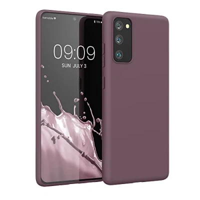Afbeelding van kwmobile telefoonhoesje geschikt voor Samsung Galaxy S20 FE Hoesje smartphone Back cover in druivenblauw