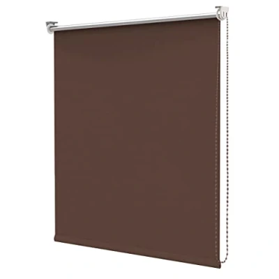 Afbeelding van emmevi Rolgordijn voor deur, raam, huis, kantoor, muur, plafond, 180 x cm, bruin
