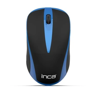 Afbeelding van Inca IWM 221RSMV muis RF Draadloos Optisch 1600 DPI Ergonomic Design, Comfortable Touch Feeling (Ook in het ROOD, 221RSK)