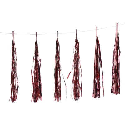Afbeelding van Tassels 18 st rose goud