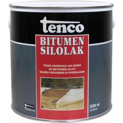 Afbeelding van Tenco Bitumen Silolak 2,5 ltr