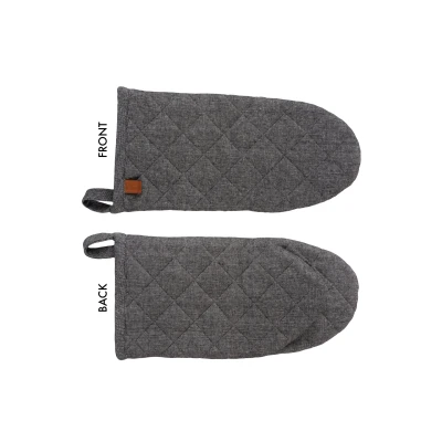 Afbeelding van Cosy &amp; Trendy Ovenwant Stoff Black Chambray