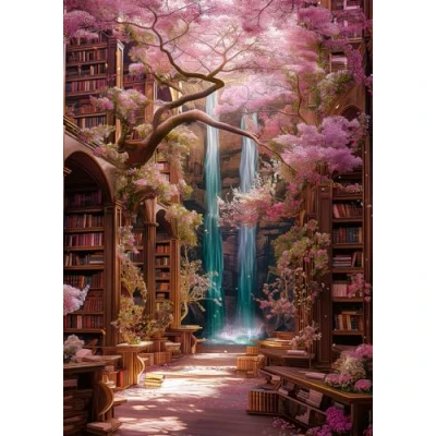 Afbeelding van Nathan puzzel voor volwassenen 1500 stukjes de magie van boeken en kinderen vanaf 14 jaar hoogwaardige perfecte montage kunstfotocollectie 12001148