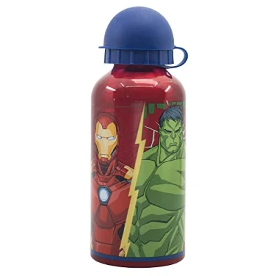 Afbeelding van Marvel Avengers herbruikbare aluminium drinkfles voor kinderen, 400 ml