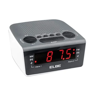 Afbeelding van Radio alarmklok ELBE CR 932 AM/FM Wit
