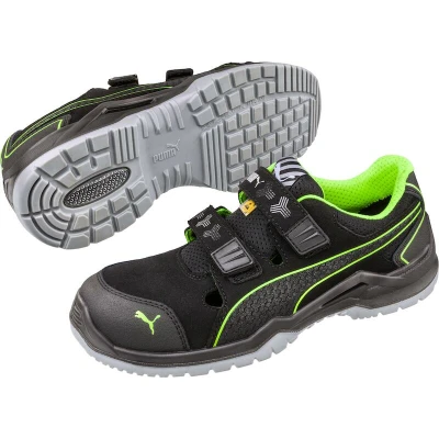 Image de PUMA NEODYME S1 sandale de sécurité noir citron vert 910 30012 9953 42