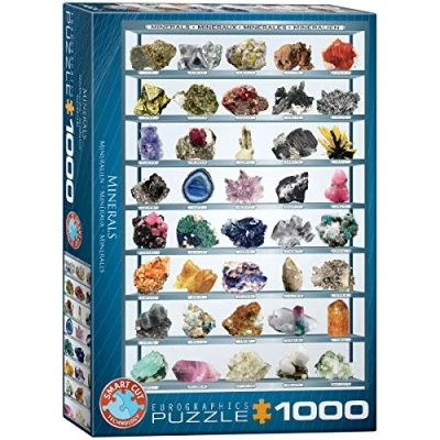 Image de Puzzle Eurographics Minéraux du monde, 1000 pièces