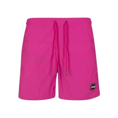 Afbeelding van Urban Classics Block Zwemshorts, Heren, Maat: Small, Neonpink
