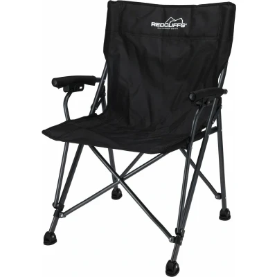 Afbeelding van Redcliffs Campingstoel Vouwbaar Zwart 61x60x88 Cm