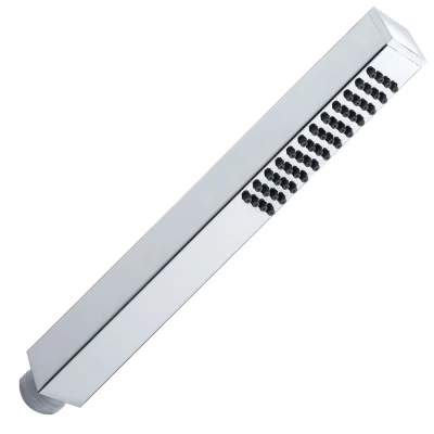 Afbeelding van Wiesbaden chroom messing handdouche vierkant 1/2&#039;&#039;