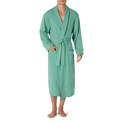 Image de Amazon Essentials Robe de Chambre Gaufrée Légère (grandes tailles disponibles) Men&#039;s, Bleu Sarcelle, M L