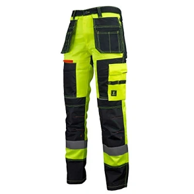 Afbeelding van Urgent Reflecterende werkbroek Monteurs werkbroek, zwart.