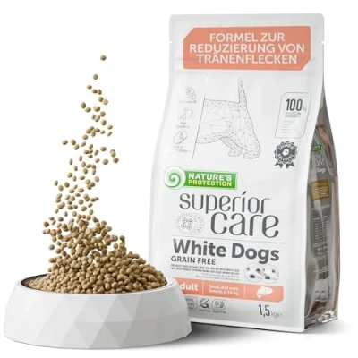 Afbeelding van Nature&#039;s Protection White Dog Volwassen Graanvrije Zalm 1,5kg