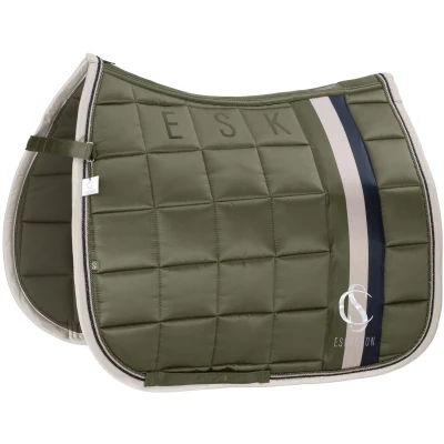 Afbeelding van Eskadron Big Square Mattgloss Zadeldek Classic Sports 25 Full Steel Blue