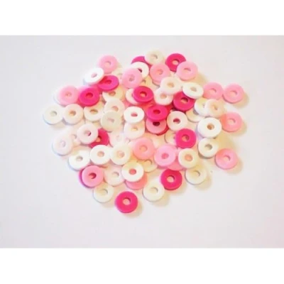 Afbeelding van Kralen Katsuki Mix 6mm Pink candy +/ 100 st 12428 2803
