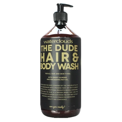 Afbeelding van Waterclouds The Dude Hair &amp; Body Wash Shampoo 1000 ml