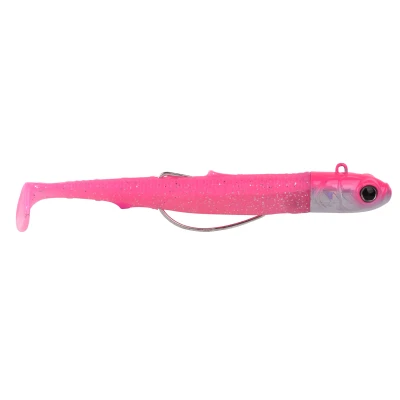 Afbeelding van Spro Gutsbait Salt Zeevis Softbait Pink Minnow 8cm (15g) Shad