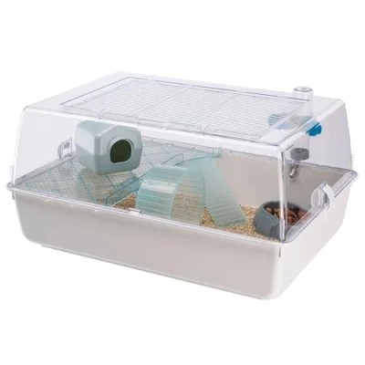 Afbeelding van Ferplast Hamsterkooi Mini Duna 55 X 39 Cm Wit 7 delig