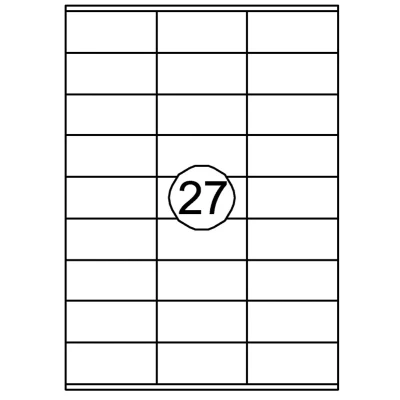Afbeelding van Etiket Quantore 70x32mm 2700stuks