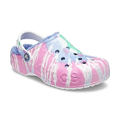 Afbeelding van Crocs Uniseks Baya gevoerde klompen, Veelkleurige roze limonade