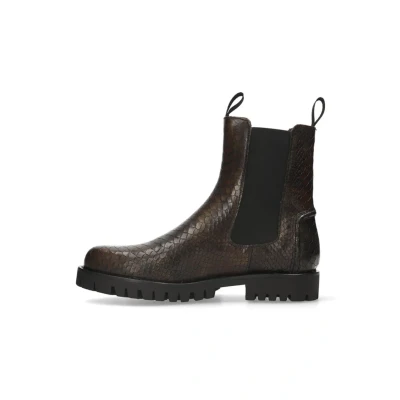 Afbeelding van Fred de la Bretoniere Minou Chelsea Korte laarzen, Dames, Maat: 37, Dark green Leer