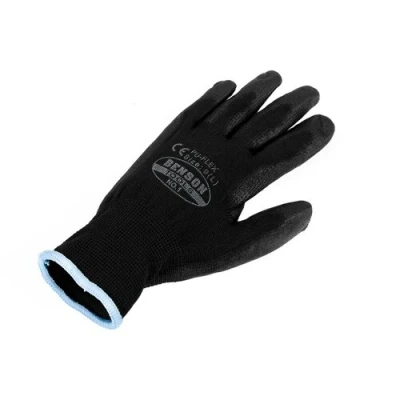 Afbeelding van Benson Werkhandschoen PU Flex Nylon Zwart Maat 9 L