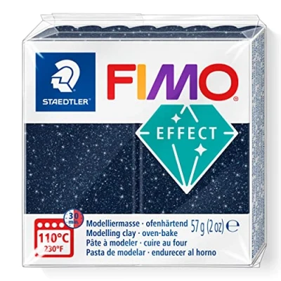 Image de STAEDTLER Pâte à modeler polymère durcissant au four FIMO Bleu galaxie 8010 352 (57 g)