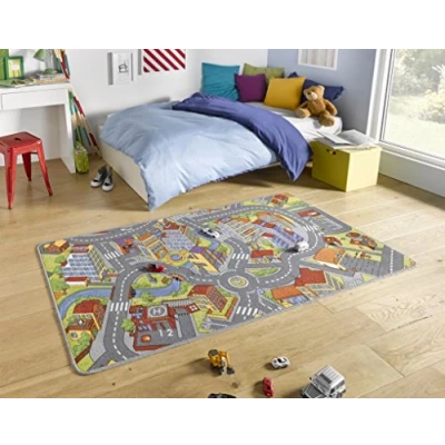 Afbeelding van Speelkleed Smartcity Grijs 90x200 Cm