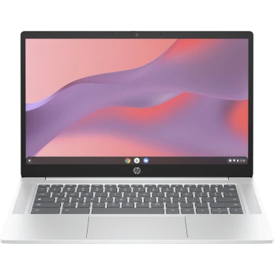 Afbeelding van HP Chromebook 14&#039;&#039; Laptop 14a nf0005nb Glacier Silver Azerty toetsenbord met verlichting