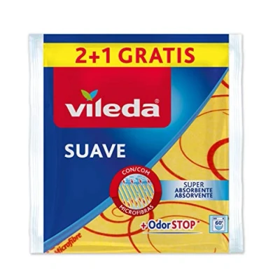 Afbeelding van Vileda Suave handdoeken van 30% microvezel set 2 + 1 eenheid gratis
