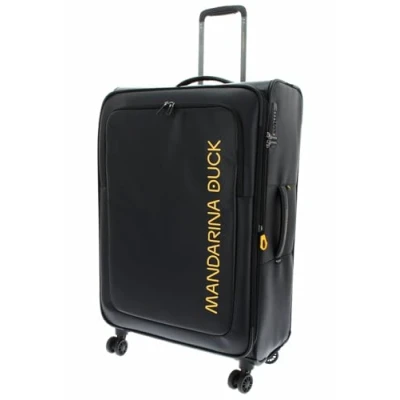Afbeelding van MANDARINA DUCK Eco Coated Exp Trolley Black Zwart 78cm