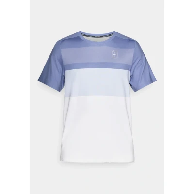 Afbeelding van Nike Performance Nikecourt Advantage TOP Sport Tshirt, Heren, Maat: XXL, World indigo/white