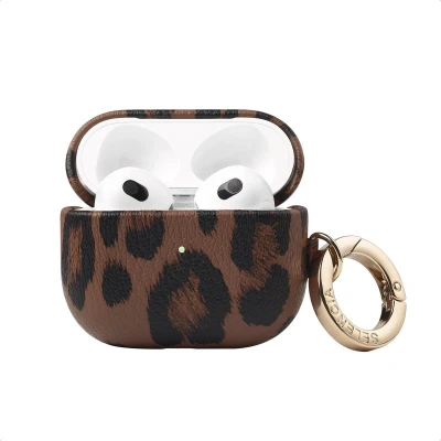 Afbeelding van Selencia Sabi Case voor de Apple AirPods 3 Mocha Brown