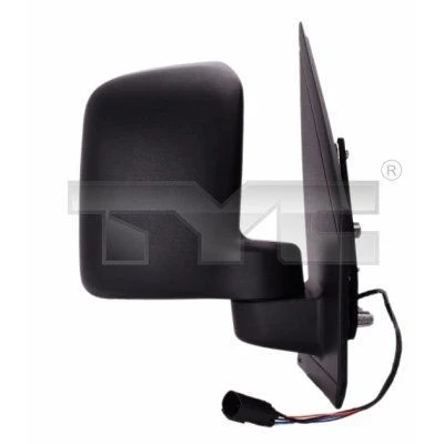 Afbeelding van Buitenspiegel Tyc 310 0092 Links Zwart voor elek. spiegelverstelling, Bol vormig, Te verwarmen FORD: Transit Connect Mk1 Van, Tourneo