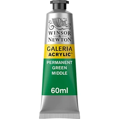 Afbeelding van Winsor &amp; Newton Acryl Galeria 60 ml Groen Permanent Medium Serie 1