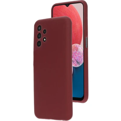 Afbeelding van Mobiparts Silicone Cover Samsung Galaxy A13 4G (2022) Plum Red