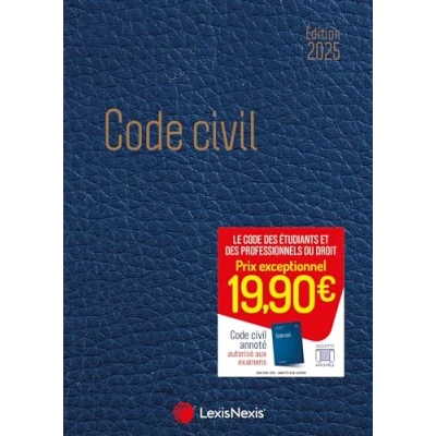Afbeelding van CODE CIVIL 2025 (JAQUETTE BLUE LEATHER)