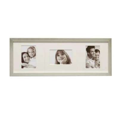 Afbeelding van Deknudt Frames multifotolijst zilver passe partout 3x 13x18 cm