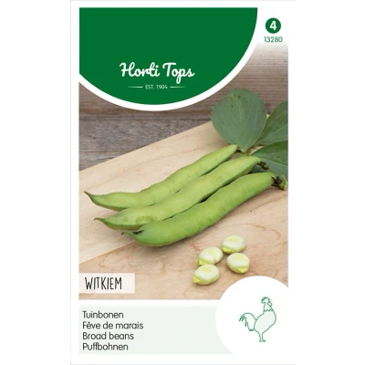 Afbeelding van Tuinbonen Witkiem 100 gram Tuinplus