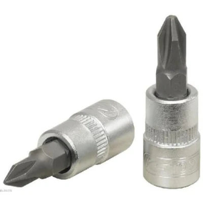 Afbeelding van KS TOOLS 911.1401 Steeksleutelelement DIN3120, ISO1174 PZ1 Chroom vanadium staal Pozidriv (PZ) gekarteld