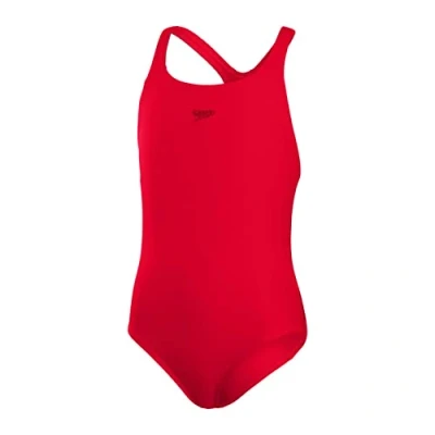 Image de Speedo Maillot de bain Eco Endurance+ Medalist pour fille Résistance au chlore Tissu recyclé Coupe confortable Cours natation vacances (lot 1)