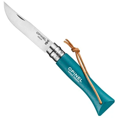 Image de Couteau Opinel Baroudeur Colorama N6 Turquoise