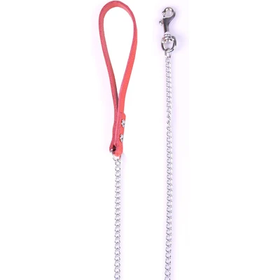 Afbeelding van Hondenriem leiband rood maat S