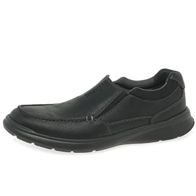 Afbeelding van Clarks 261315938 mocassinheren, Black Oily Lea