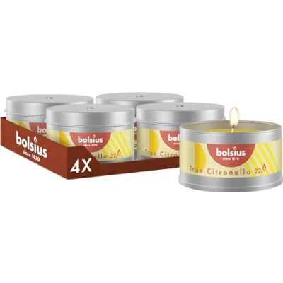 Afbeelding van Bolsius Geurkaars In Blik 4x