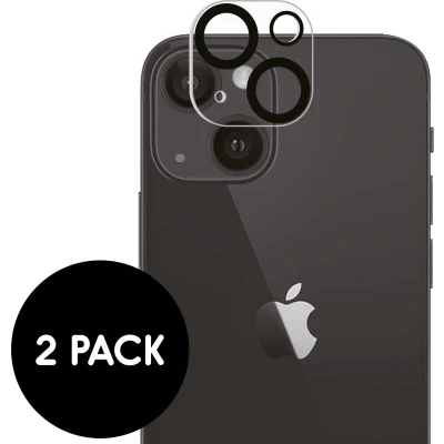 Afbeelding van iMoshion Camera Lens Screen Protector Geschikt voor iPhone 13 Glas 2 Pack transparant