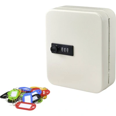 Afbeelding van Sygonix Sleutelkast SY 4737738 Aantal haken 20 Wit